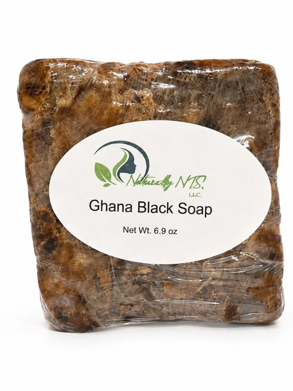 Naturally NTS Ghana Black Soap Bar – 6.9 oz – Brown